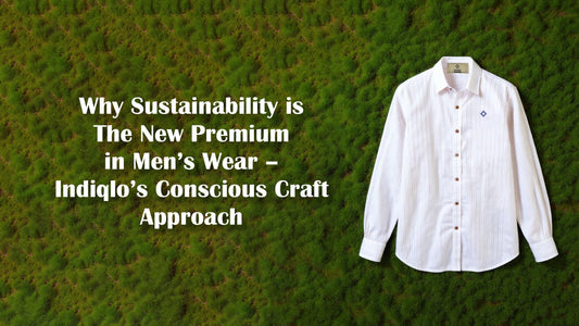 Why Sustainability is the New Premium in Men’s Wear – Indiqlo’s Conscious Craft Approach